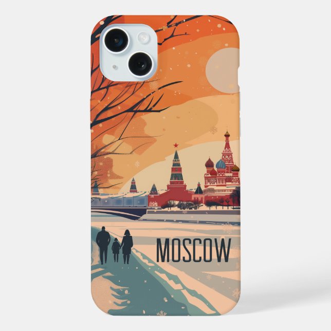 Moskau iPhone 15 Plus Hülle (Rückseite)