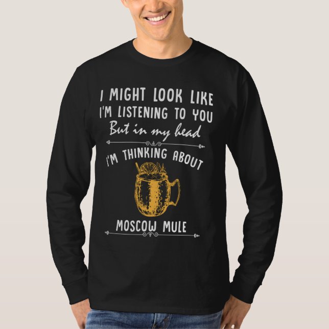 Moskau Mule Alcohol Drink Vodka Beer Lover T-Shirt (Vorderseite)