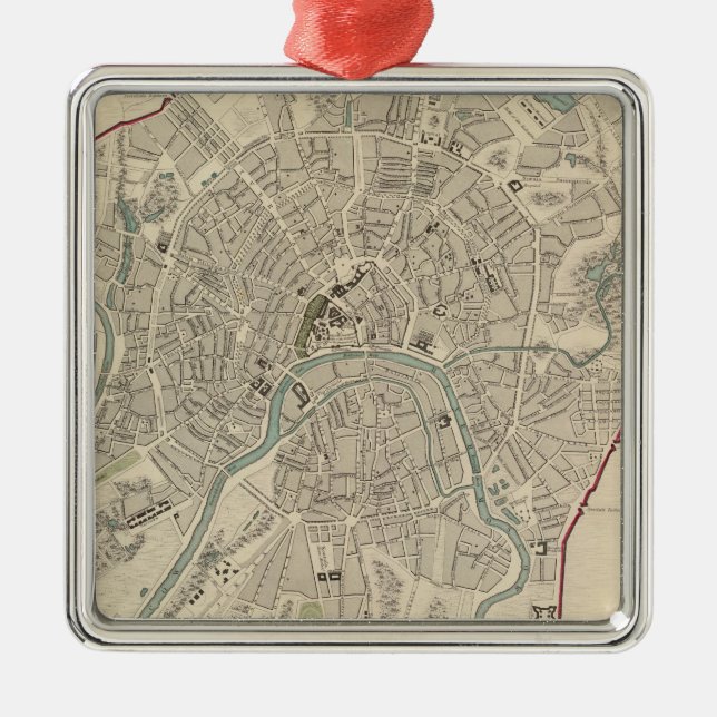 Moskau Ornament Aus Metall (Vorne)