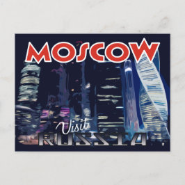 Moskau, Postkarte von Serie Besuch Russland