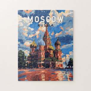 Moskau Russland Reise Kunst Vintage