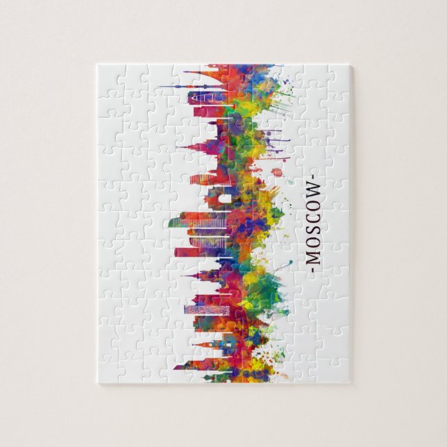 Moskau Russland Skyline (Vertikal)