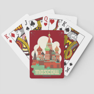 Moskau Russland Spielkarten