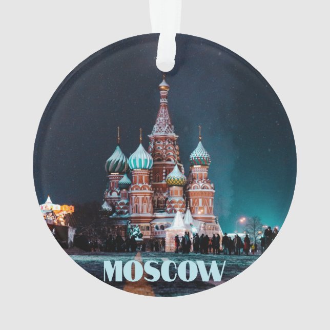 Moskau Russland St. Basils Kathedrale Ornament (Rückseite)