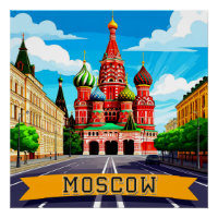 🧲 Moskau Russland Stadt Erinnerung