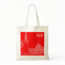Moskau St Basil's Cathedral Roter Platz Sketch
