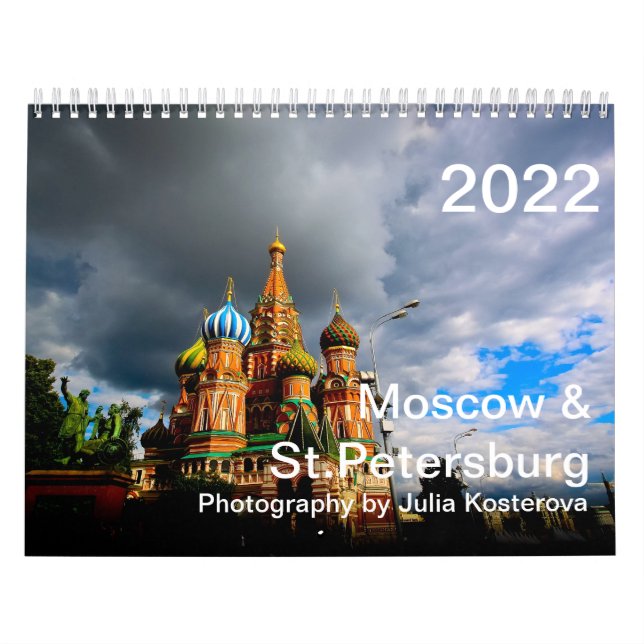 Moskau und St. Petersburg. Kalender 2022 (Titelbild)