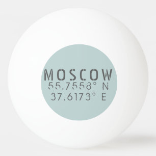 Moskauer Breitengrad Tischtennisball