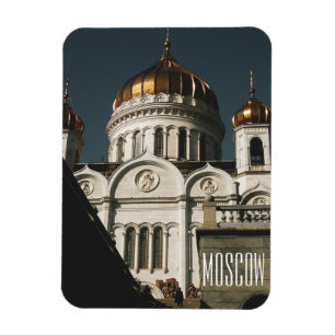 Moskauer Christus Die Architektur der Heiligen Kat Magnet