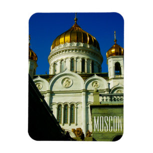 Moskauer Christus Die Architektur der Heiligen Kat Magnet
