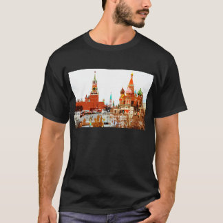 Moskauer Kirche St. Basilius Roter Platz #1 T-Shirt