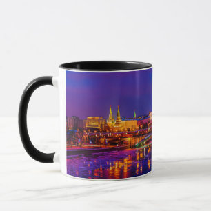 Moskauer Kreml in der Winternacht Tasse