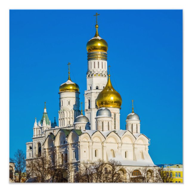 Moskauer Kreml Kathedralen Fotodruck (Vorne)