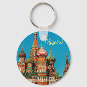 Moskauer Roter Platz St Basils Russland Schlüssel Schlüsselanhänger