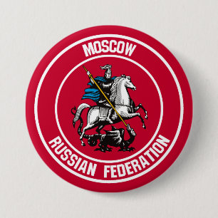 Moskauer RundEmblem Button