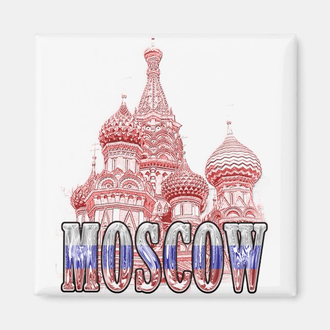Moskauer Russische Föderation Magnet (Vorne)