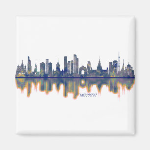 Moskauer Skyline Magnet