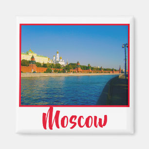 Moskauer Stadt Kreml Landschaftsarchitektur Moskwa Magnet