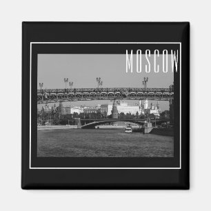 Moskauer Stadt Kreml Landschaftsarchitektur Moskwa Magnet