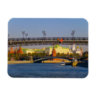 Moskauer Stadt Kreml Landschaftsarchitektur Moskwa Magnet