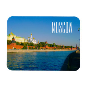 Moskauer Stadt Kreml Landschaftsarchitektur Moskwa Magnet