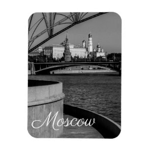 Moskauer Stadt Kreml Landschaftsarchitektur Moskwa Magnet
