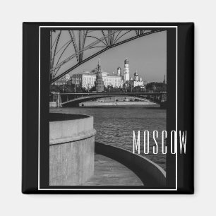 Moskauer Stadt Kreml Landschaftsarchitektur Moskwa Magnet