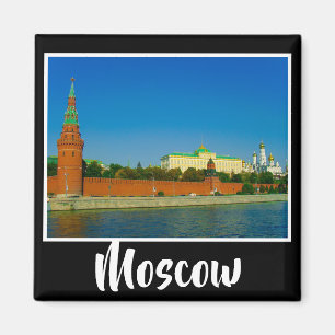 Moskauer Stadt Kreml Landschaftsarchitektur Moskwa Magnet
