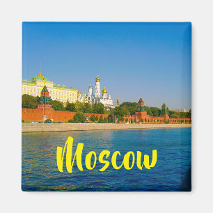 Moskauer Stadt Kreml Landschaftsarchitektur Moskwa Magnet