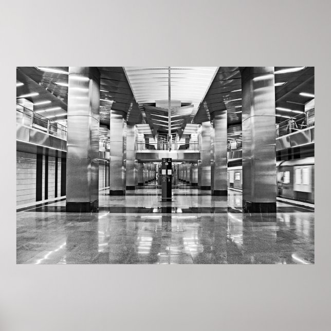 Moskauer U-Bahn Poster (Vorne)