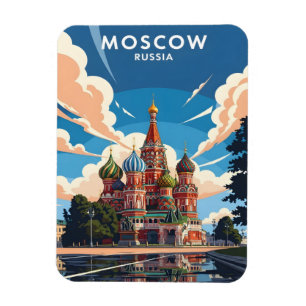 Moskaus Basilius-Kathedrale Magnet