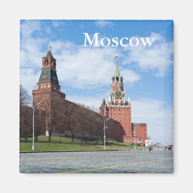 Moskaus Roter Platz Magnet (Vorne)
