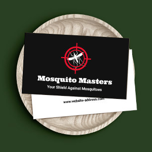 Moskito Pest-Kontrolle-Ziellogo Visitenkarte