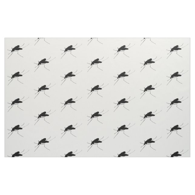 Moskito-Silhouette Nuisance-Insekt/Bug-Schädling Stoff (Fat Quarter (45,7 x 55,9 cm))