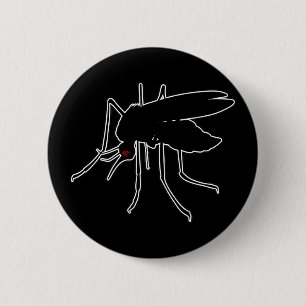 Moskitos Mosquito Marvae - Geek für Entomologie Button