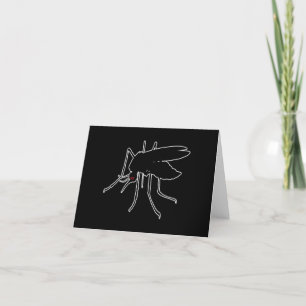 Moskitos Mosquito Marvae - Geek für Entomologie Dankeskarte