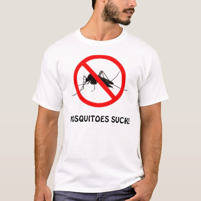 MOSKITOS SIND ZUM KOTZEN! T-Shirt (Vorderseite)