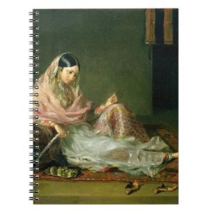 Moslemische Dame Reclining, 1789 (Öl auf Leinwand Notizblock