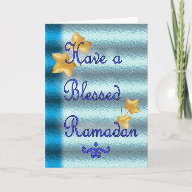 Moslems Ramadans Eid Mubarak islamisch Karte (Vorderseite)