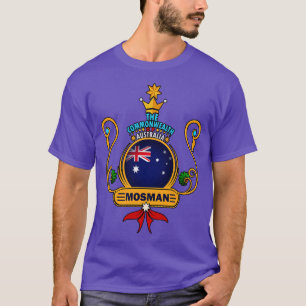 Mosman Vorort Pride Golden Australian Flag Souveni T-Shirt