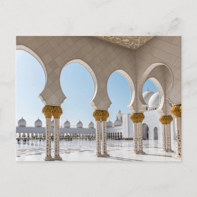 Mosque Sheik Zayed Grand Mosque Postkarte (Vorderseite)
