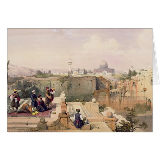 Mosquée d'Omar montrant le site du temple (Devant horizontal)