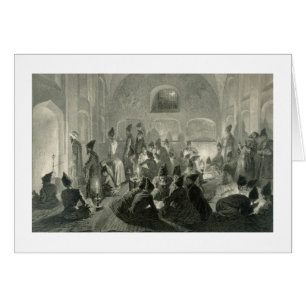 Mosquée persane à Erevan, Arménie, une nuit