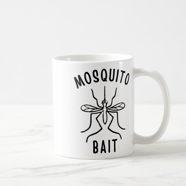Mosquito Bait Funny Camping Campfire Outdoors Bug  Kaffeetasse (Rechts)