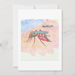 Mosquito Greeting Card Einladung