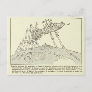 "Mosquito Mecanico Gigantesco" Postkarte