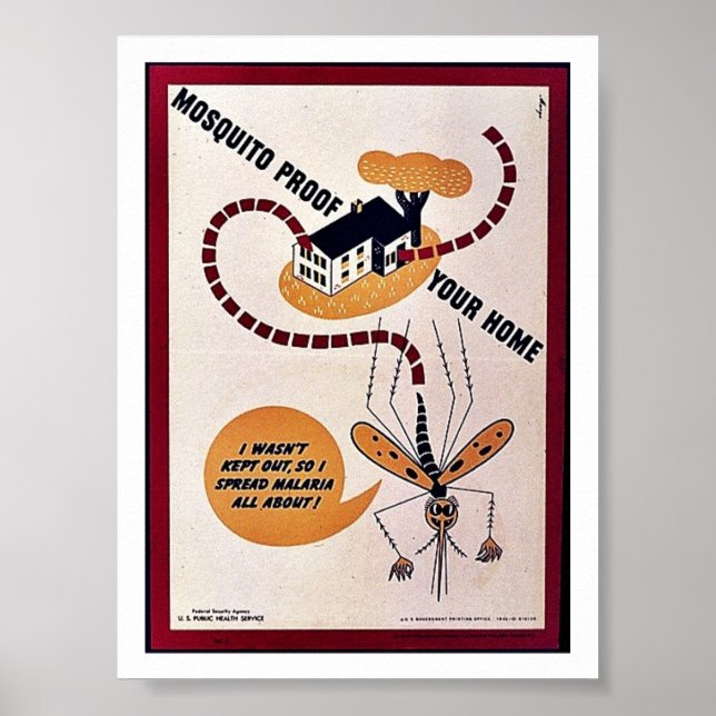 Mosquito Proff Ihre Zuhause Poster (Vorne)