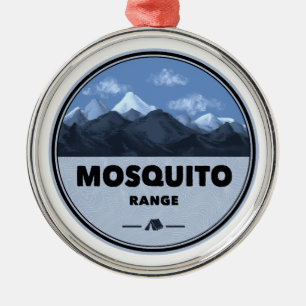 Mosquito Range Colorado Camping Ornament Aus Metall