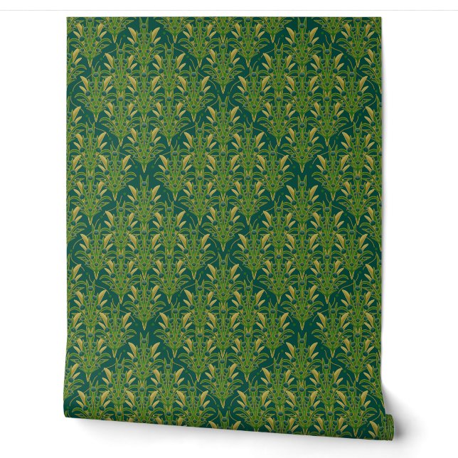 Moss and Mantle Petals of the Court Wallpaper Tapete (Abrollen)