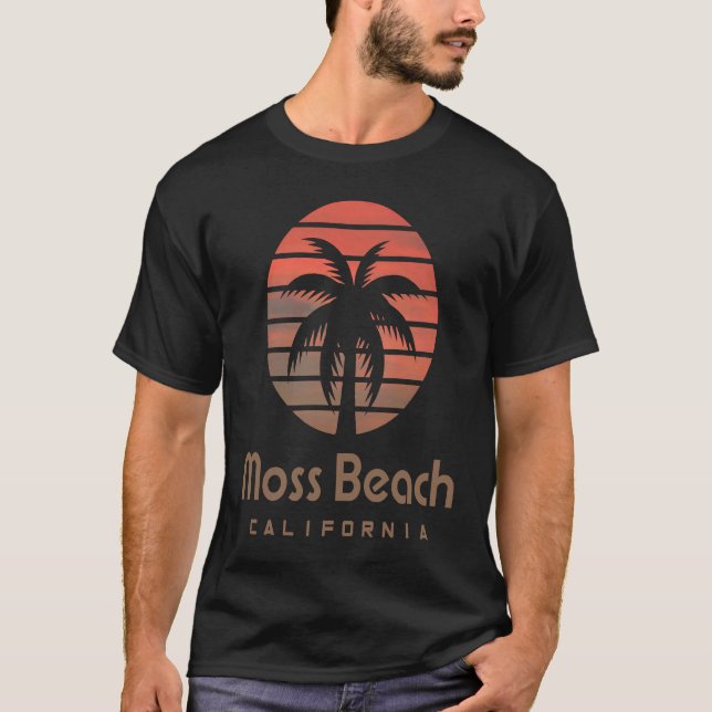 Moss Beach California T-Shirt (Vorderseite)